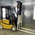 2019 Yale ERP040VF, 3,000 lb. Electric Forklift Front View