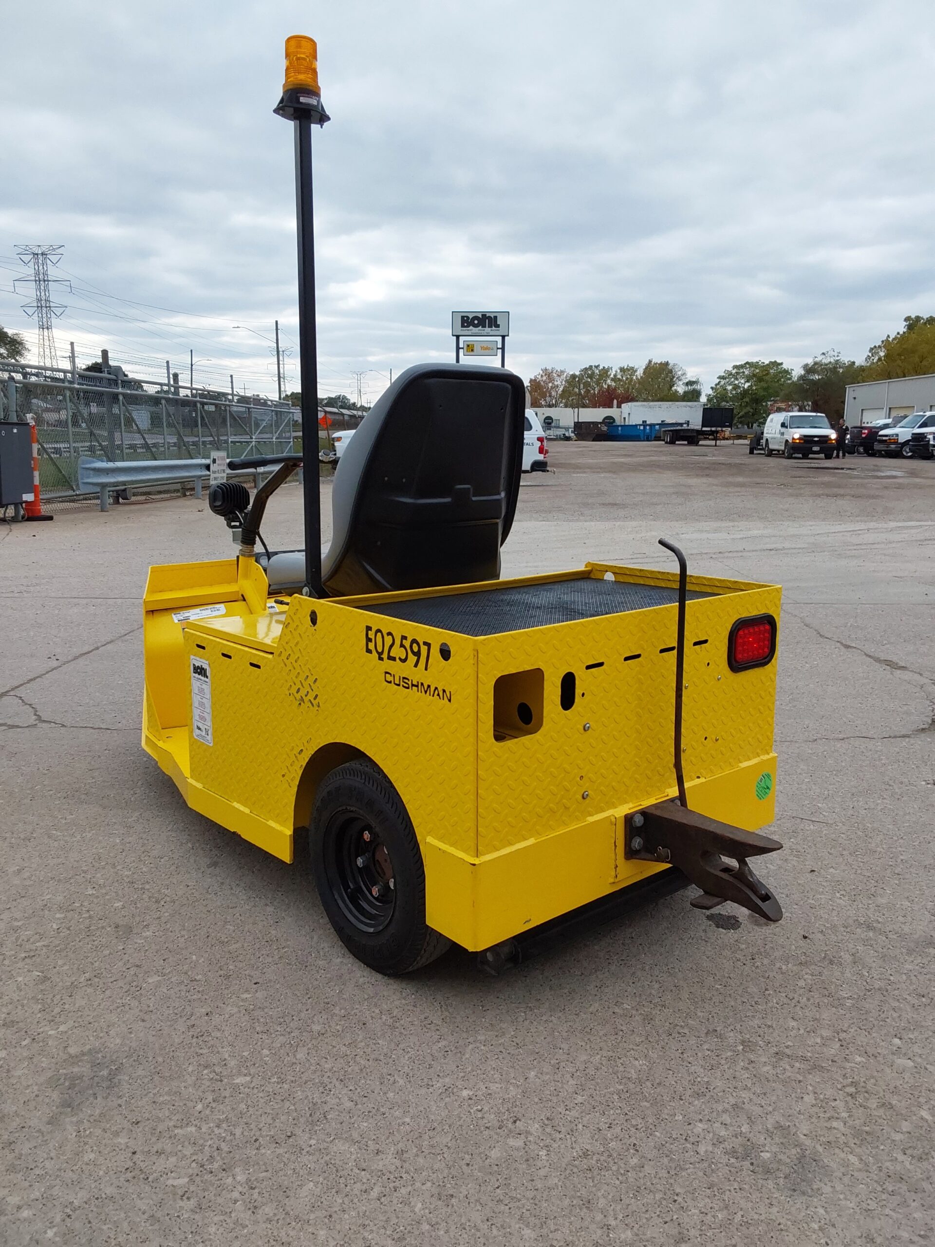 2022 Cushman Tug 662554, 8,000 lb. Towing Capacity AC Tug Back View