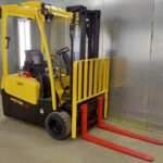 2015 Hyster J40XNT, 4,000 lb. Four-Wheel Electric Forklift Front View