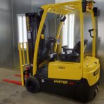 2015 Hyster J40XNT, 4,000 lb. Four-Wheel Electric Forklift Side View