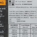 2015 Hyster J40XNT, 4,000 lb. Four-Wheel Electric Forklift Truck Information