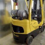 2016 Hyster S50FT, 5,000 lb. Electric Forklift Back View