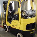 2021 Hyster S50FT, 5,000 lb. IC Cushion Fortis Forklift Truck Back View