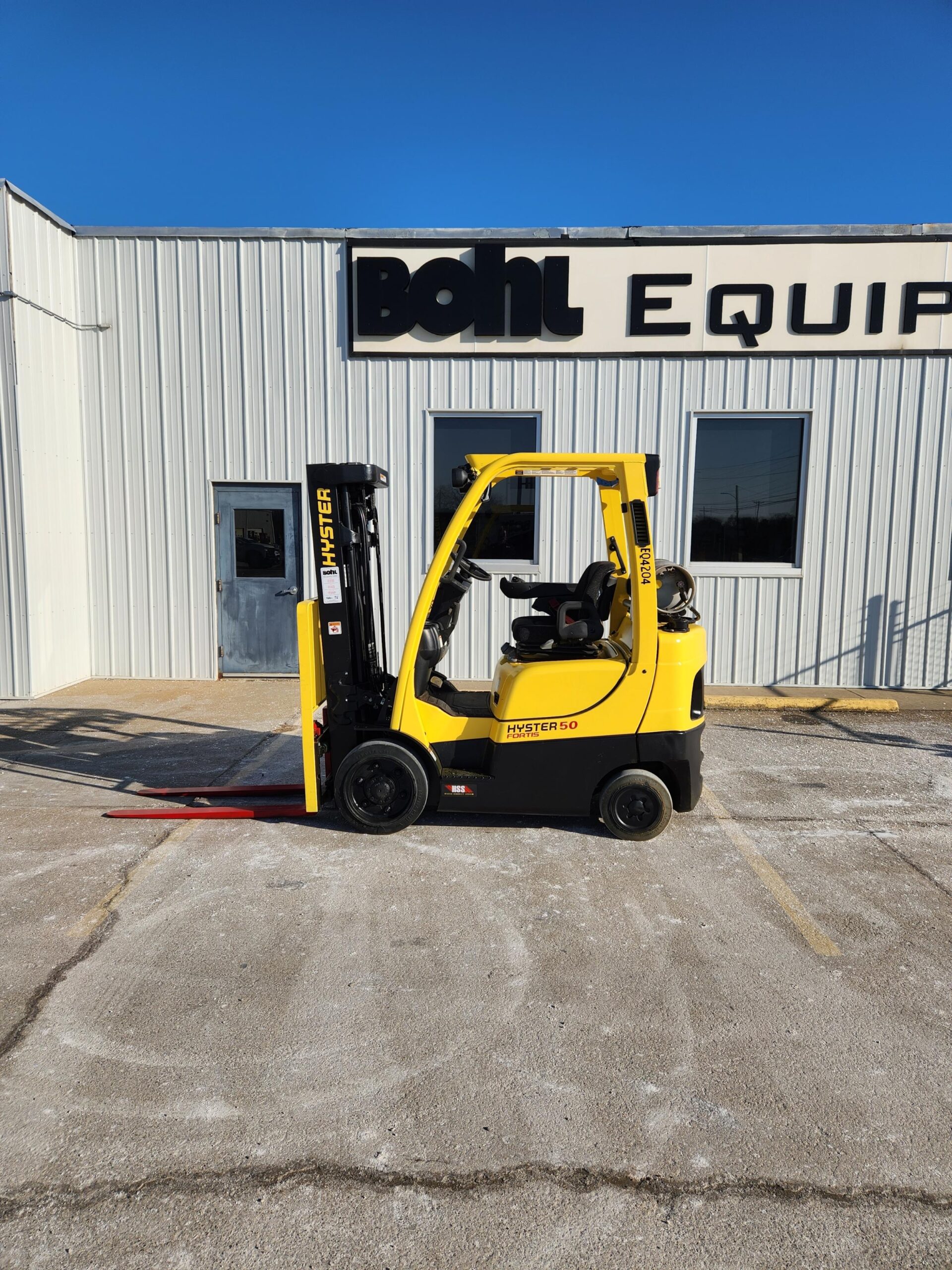 2020 Hyster S50FT, 5,000 lb. IC Cushion Fortis Forklift Truck Side View