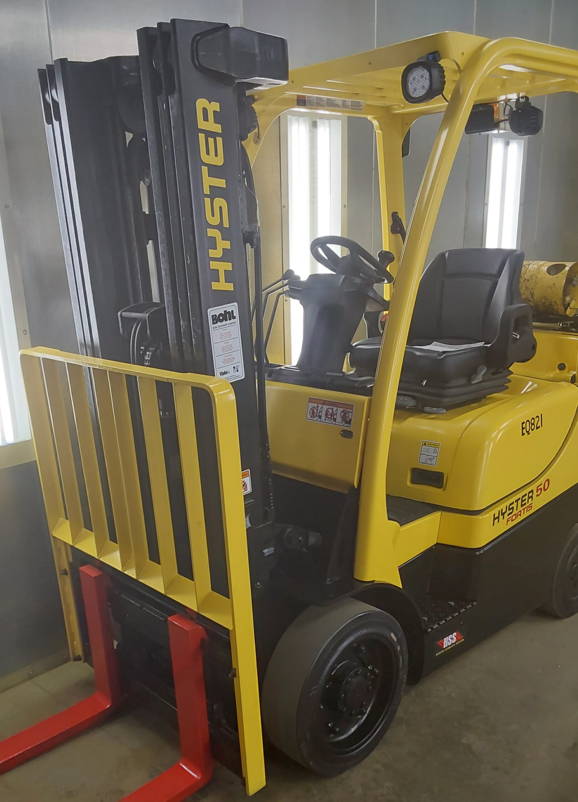 2016 Hyster S50FT, 5,000 lb. IC Cushion Forklift Front View