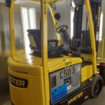 2018 Hyster E60XN, 6,000 lb. Electric Forklift Back Side View