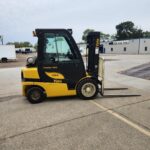 2021 Yale GP050VX, 5,000 lb. IC Pneumatic Lift Truck, Right Side View