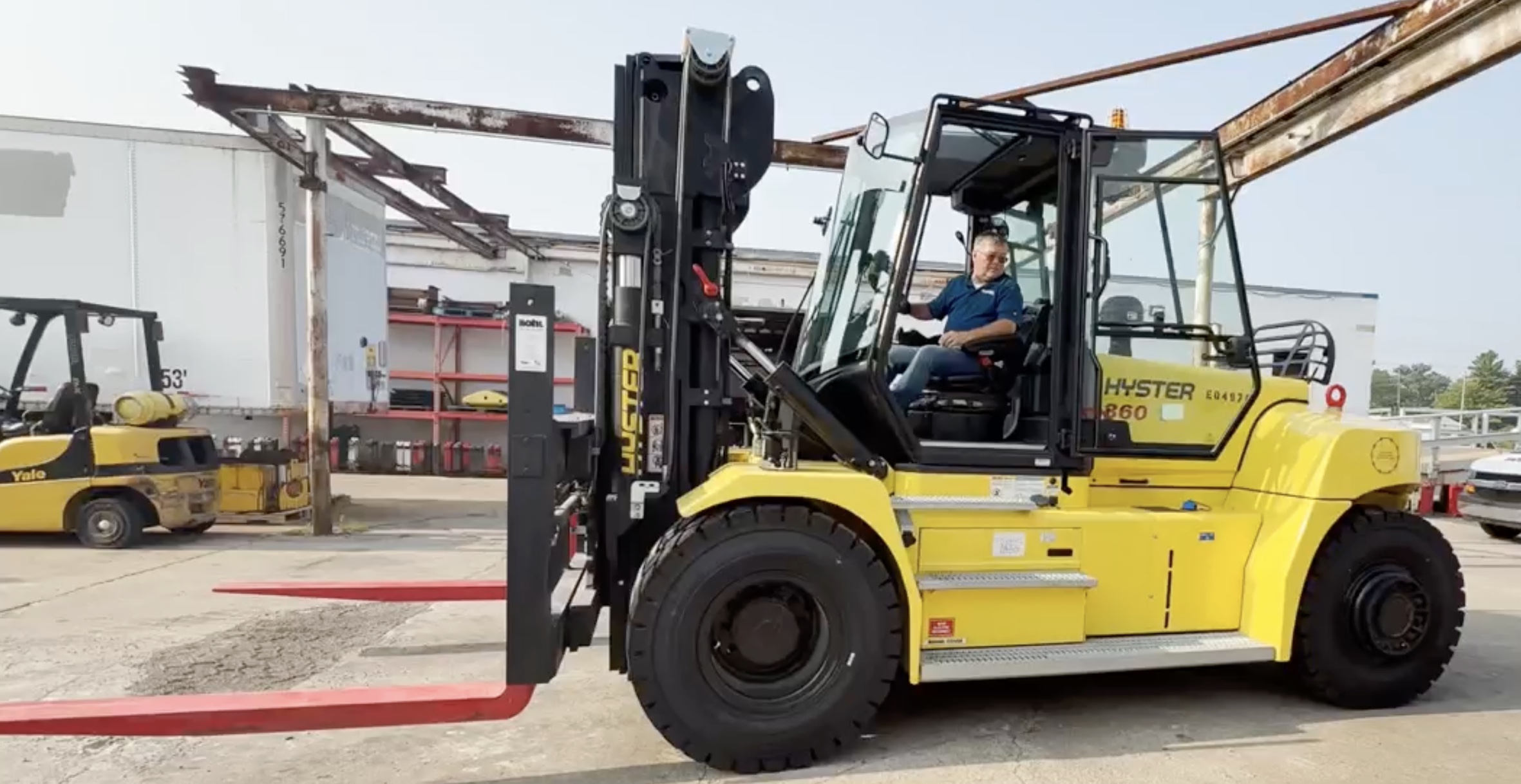 Hyster H360XD Used Truck from Bohl Equipment.